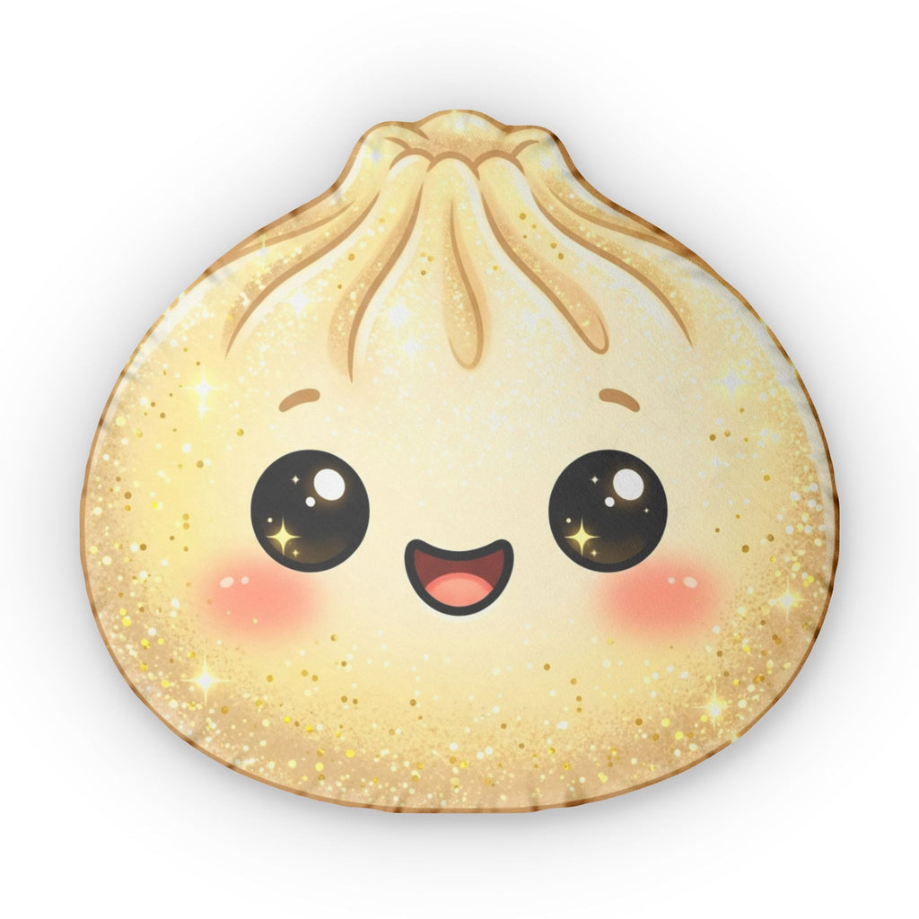 Kawaii Dumpling Plush Pillow — Cute Asian Food Decorative Cushion