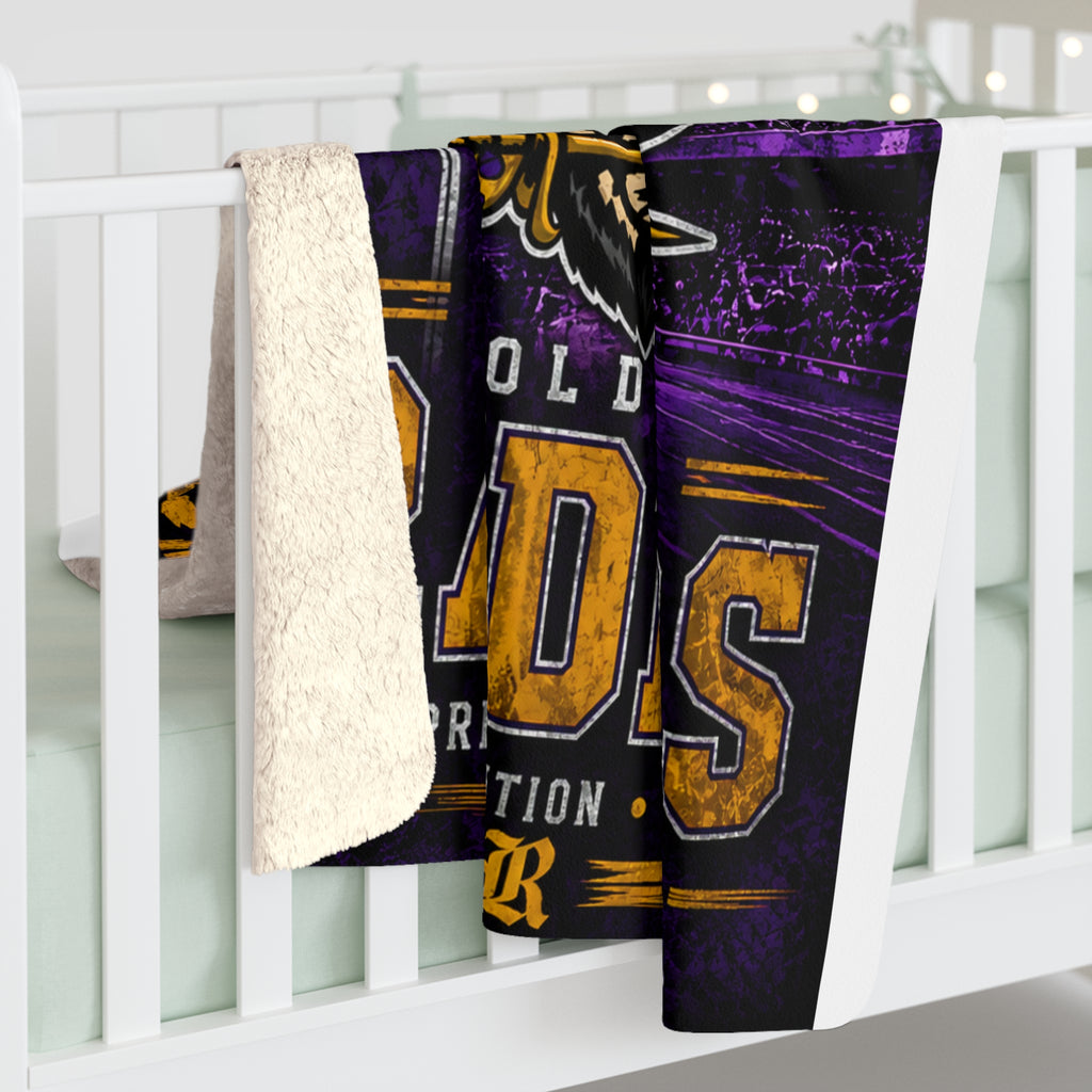 PREORDER | Reynoldsburg Raiders Sherpa Fleece Blanket – School Spirit Cozy Throw