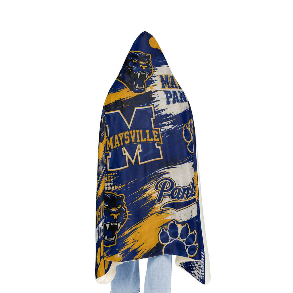 Maysville Panthers Hooded Snuggle Blanket — Cozy School Spirit Throw