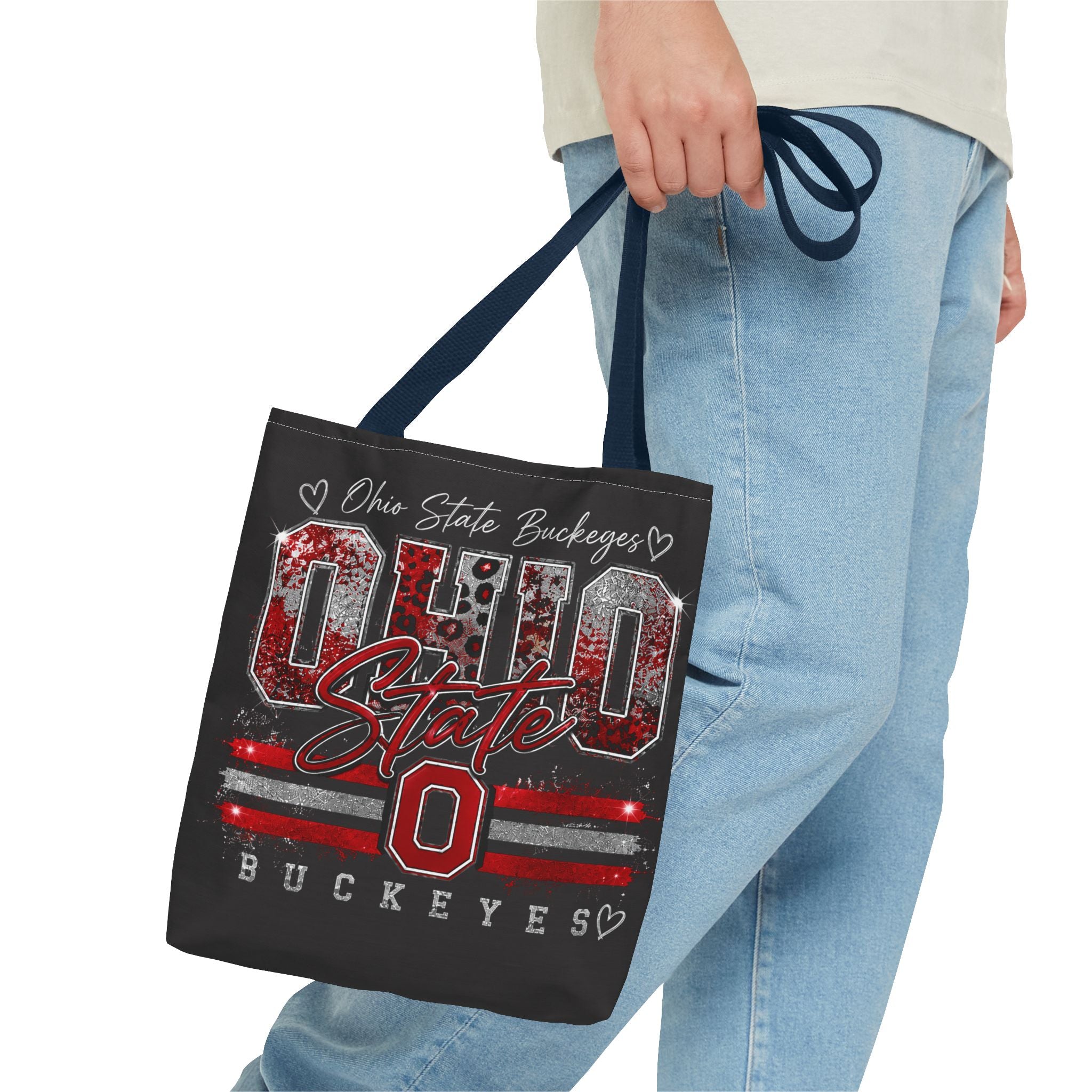 Ohio State Buckeyes Tote Bag – Vintage Script Logo All-Over Print