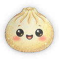 Kawaii Dumpling Plush Pillow — Cute Asian Food Decorative Cushion