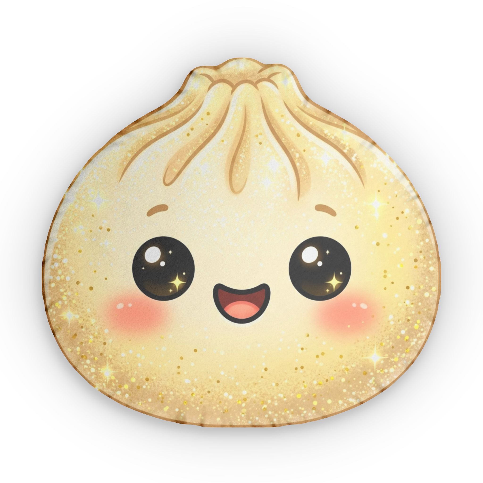 Kawaii Dumpling Plush Pillow — Cute Asian Food Decorative Cushion
