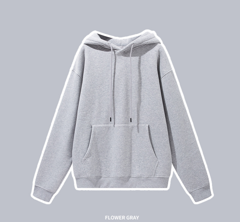 Clothing Autumn Winter Brand Fleece Padded Hooded Solid Color Hoodie sets