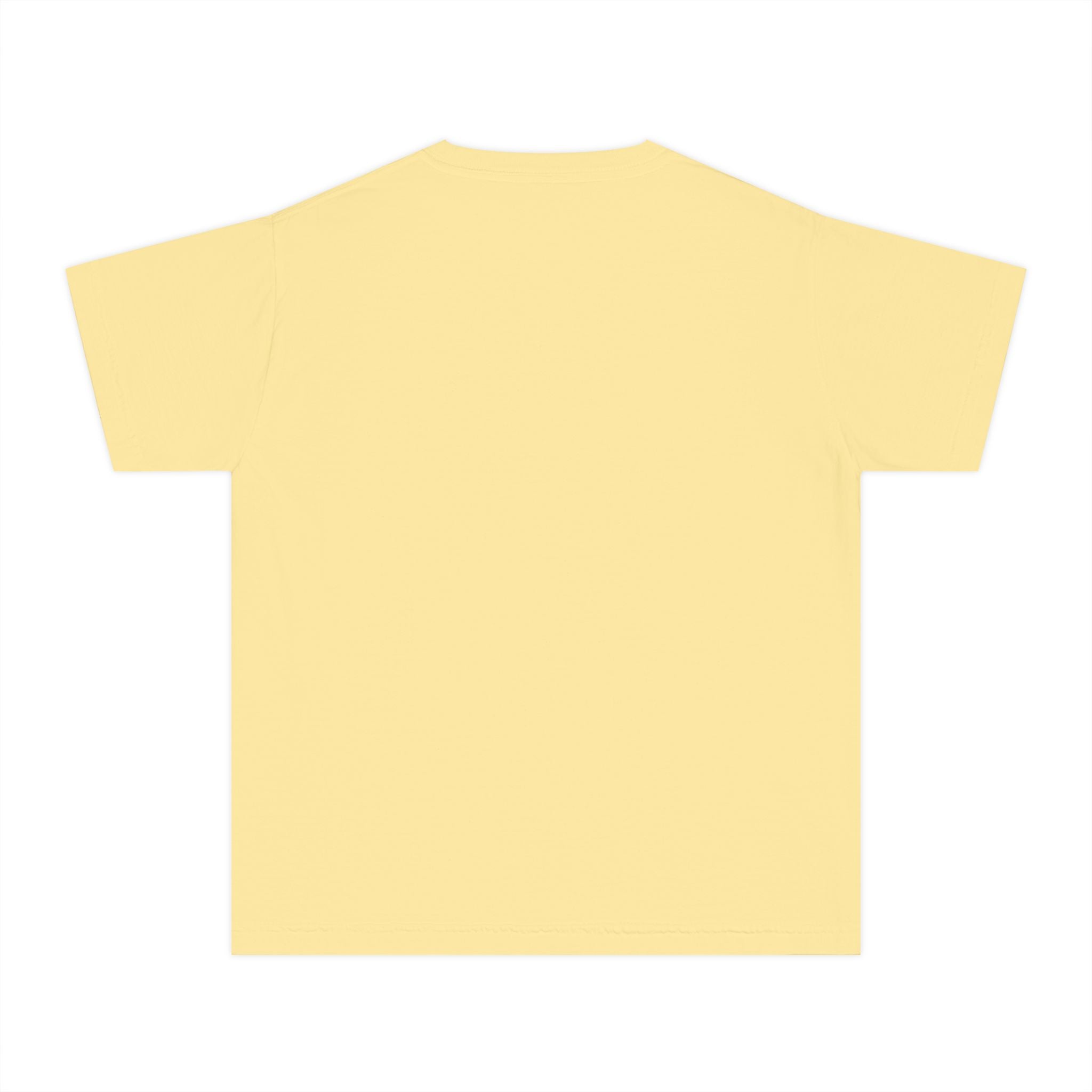 Youth Tee — "Hello Autumn" Sunflower Messy Bun Graphic