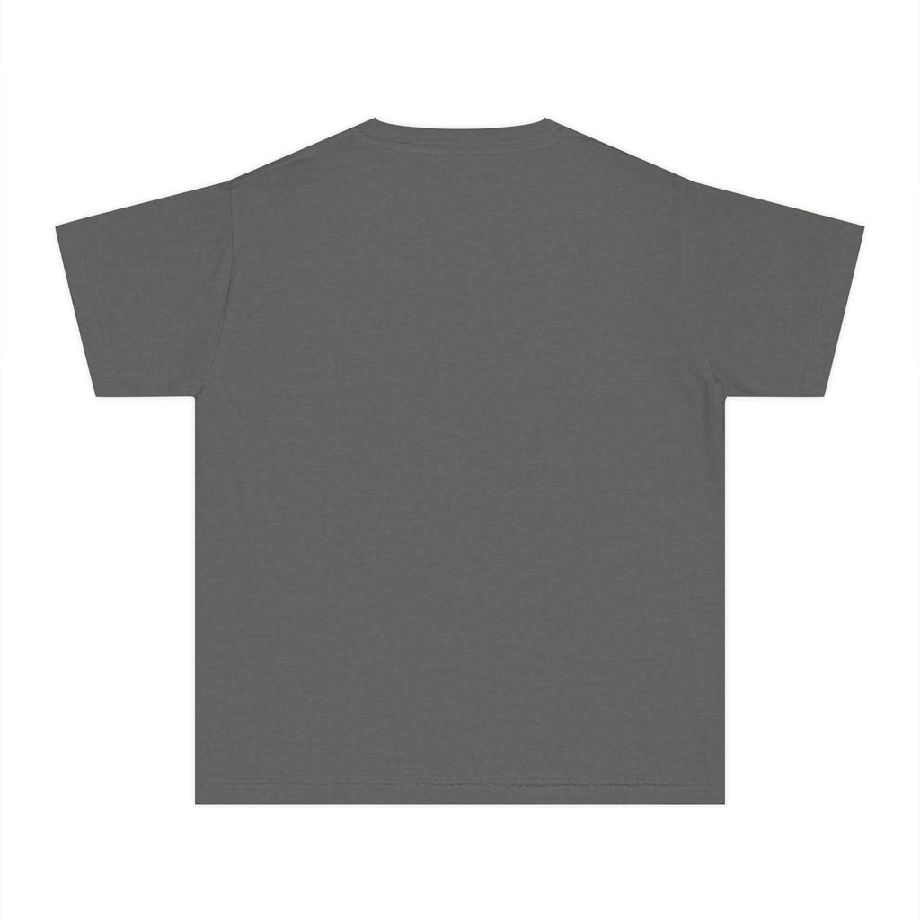 Youth Tee — "Hello Autumn" Sunflower Messy Bun Graphic