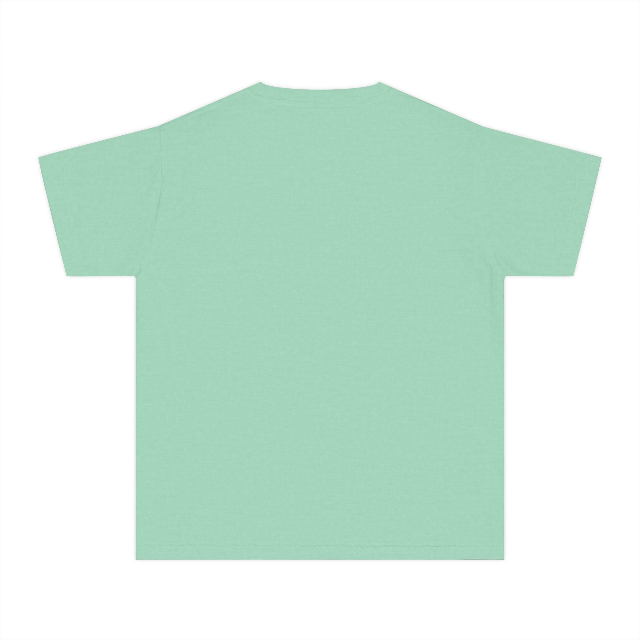 Youth Tee — "Hello Autumn" Sunflower Messy Bun Graphic