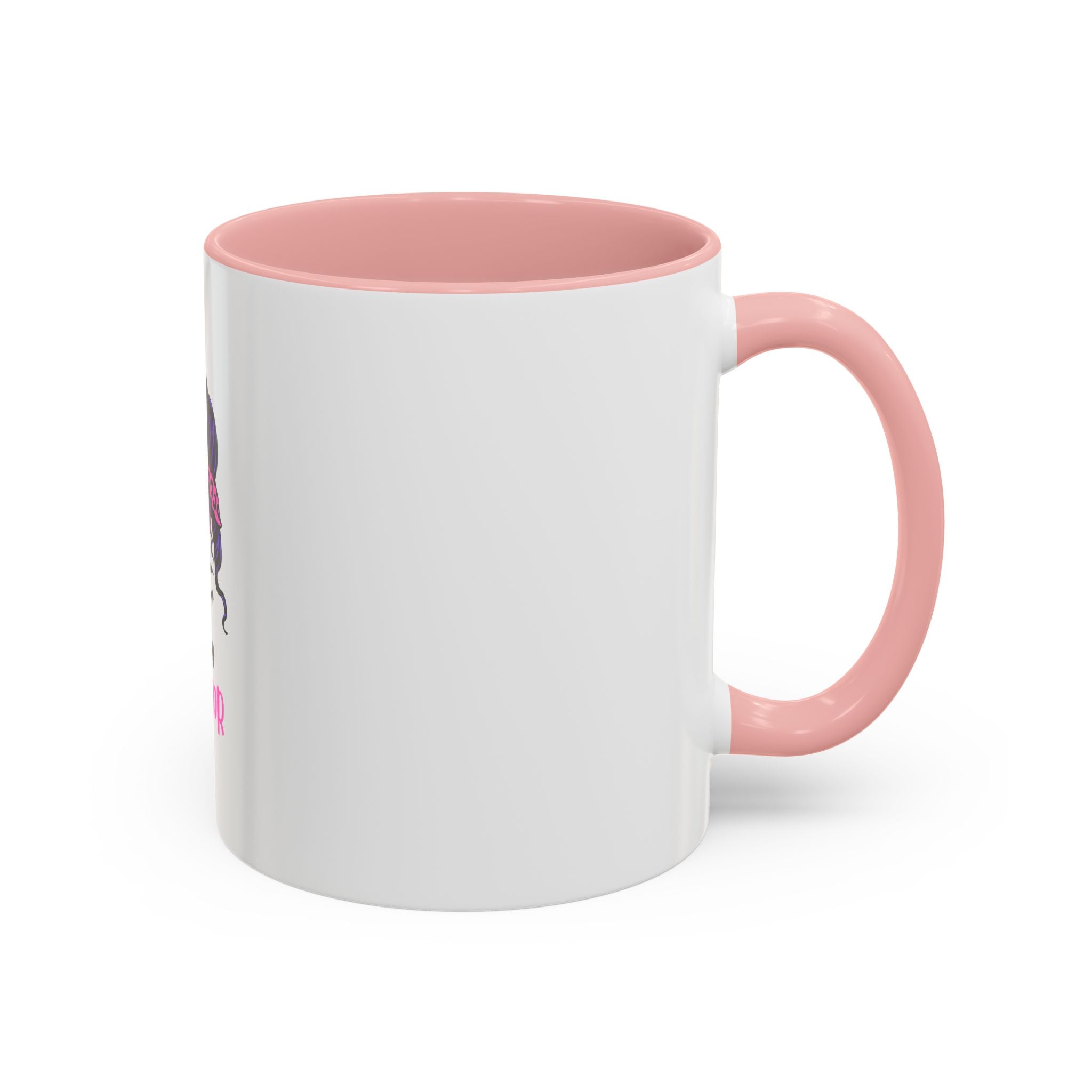 Epilepsy Warrior Coffee Mug — Awareness Ribbon Hair Bun Design (11/15 oz)