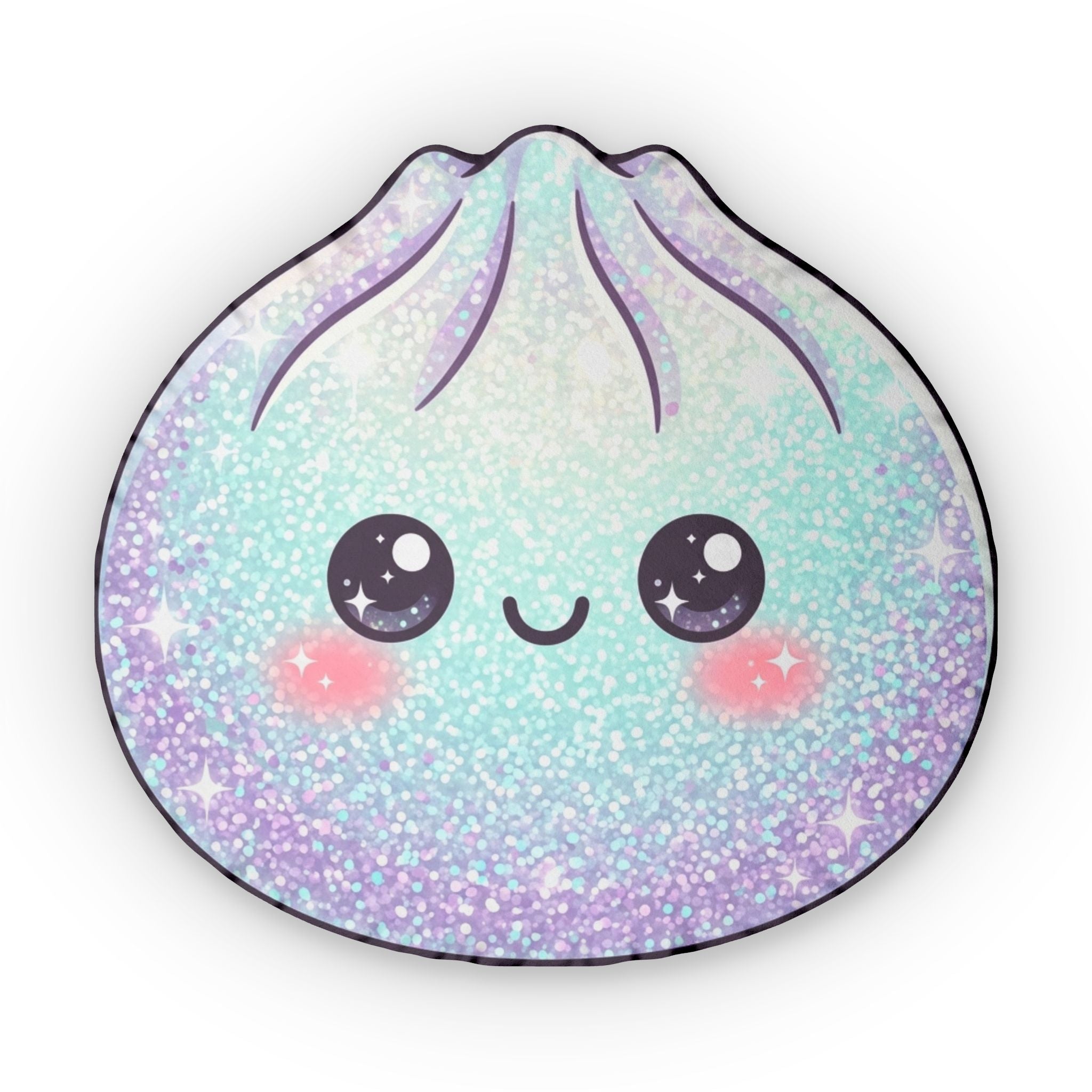Kawaii Glitter Dumpling Pillow