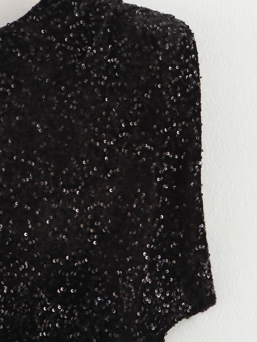 Winter Women Clothing Velvet Texture Sleeveless Back V neck Hip Dress