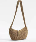 Casual Crossbody Straw Bag Niche Dumpling Bag Woven Bag Vacation Beach Bag All Match Chest Bag