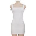 Spring Women Short Strap Internet Celebrity Solid Color Sling Sheath Sexy