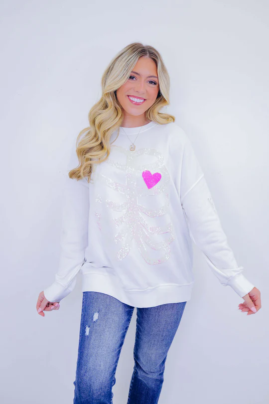 Autumn Winter Women Clothing Halloween Skull Sequined Top Long Sleeve Pullover Hoodie Women