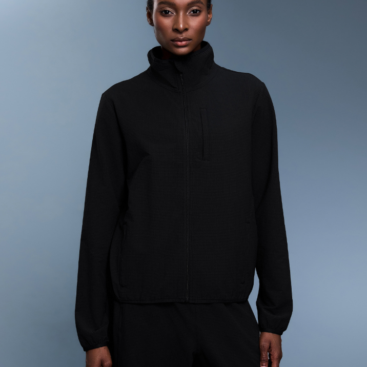 Outdoor Lightweight Waterproof Sports Long Sleeve Thin Fleece Thermal Stand Collar Windproof Casual Coat Women Autumn