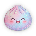 Kawaii Galaxy Dumpling Pillow — Cute Pastel Starry Plush Cushion