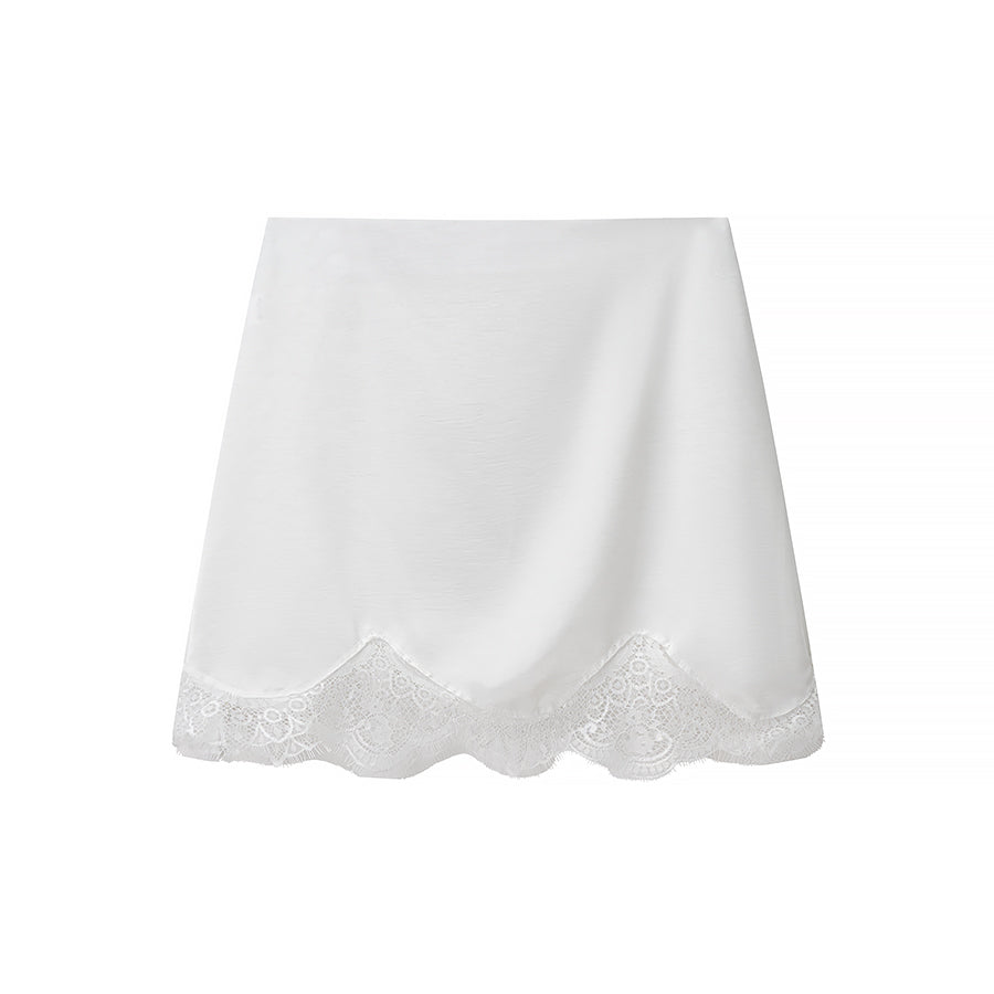 Elegant Women Stitching Lace Sexy Sexy Hip Skirt