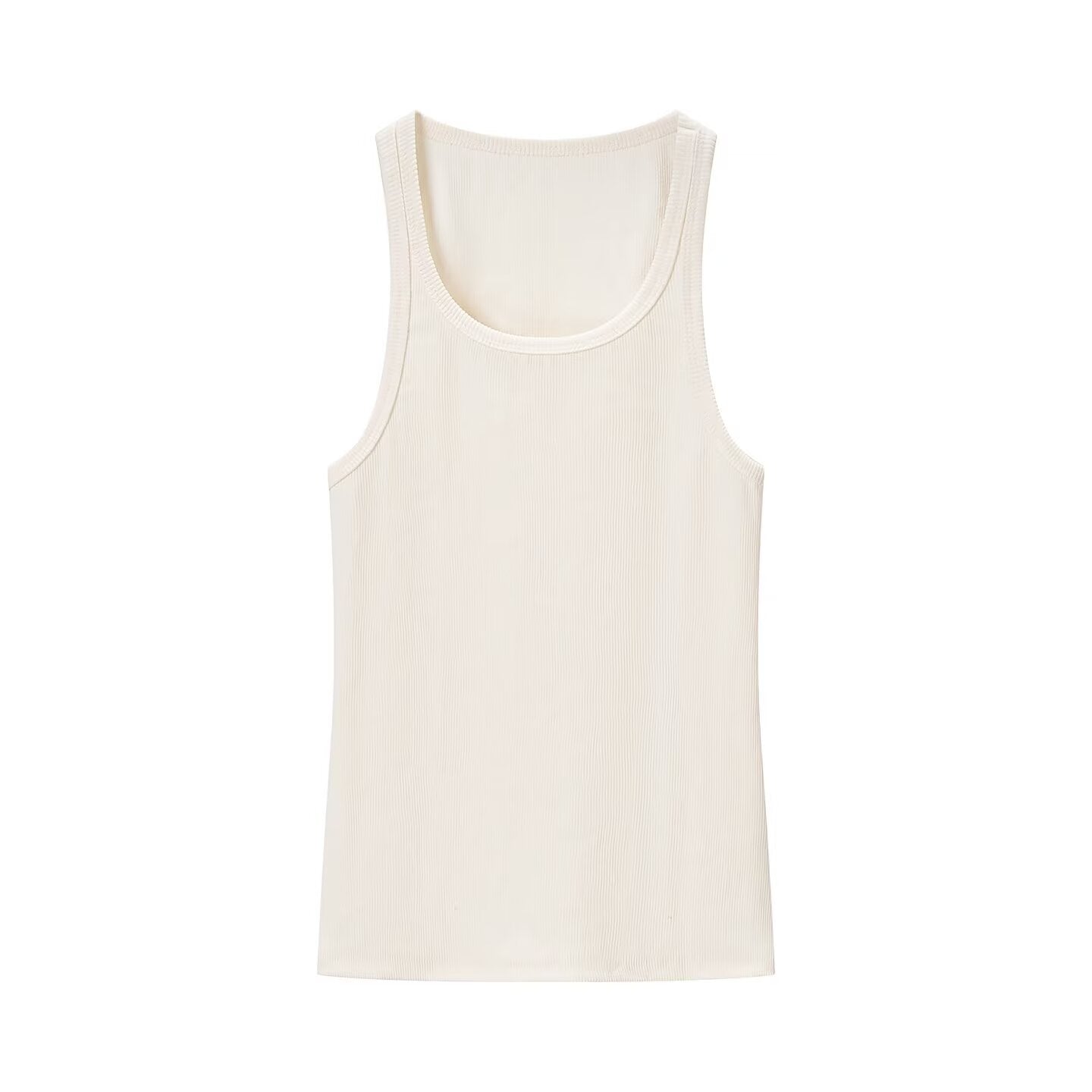 Spring Women Clothing Sexy Sexy round Neck Sleeveless Rib Sling Top