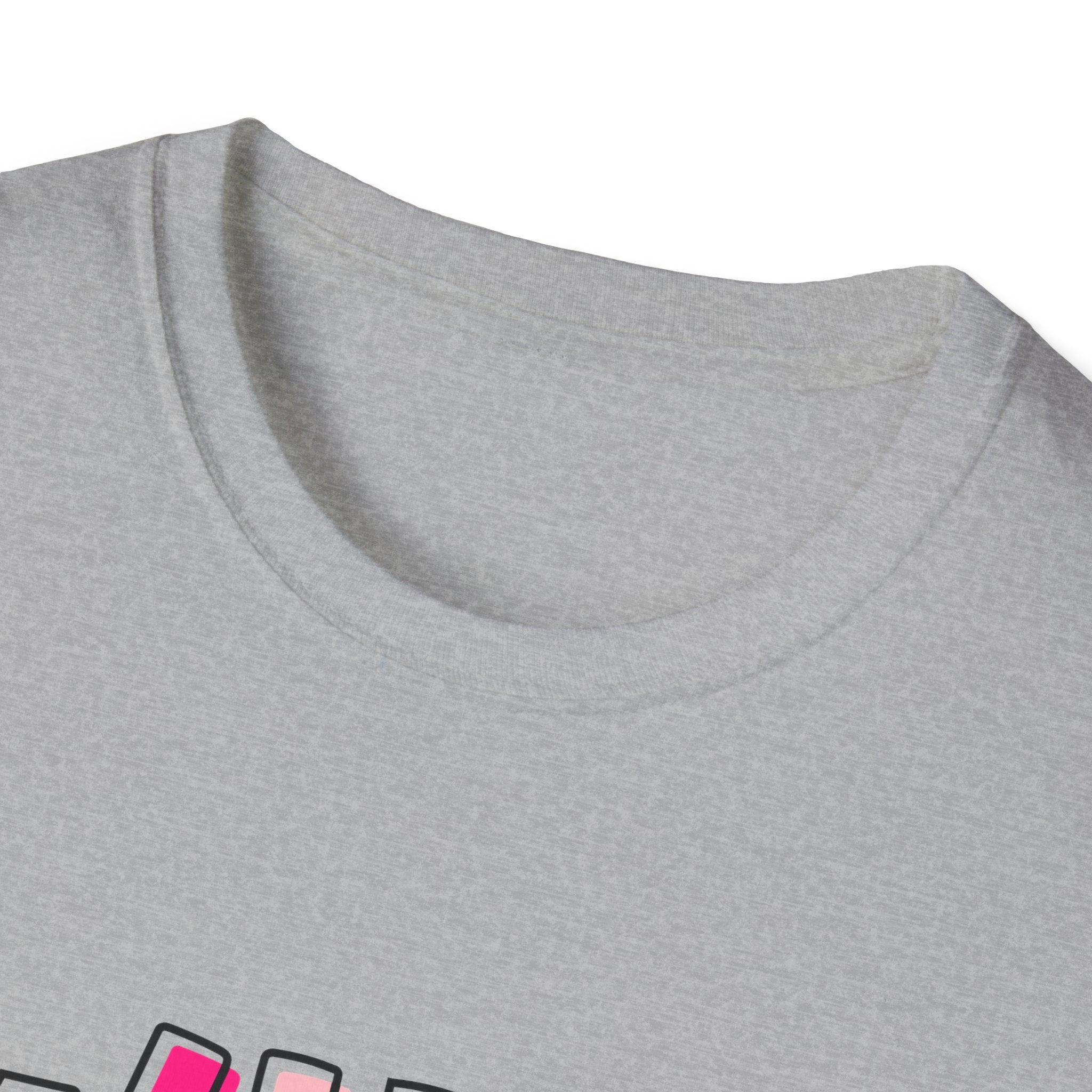 Wild Child T-Shirt — Pink Checkerboard Smiley Retro Tee