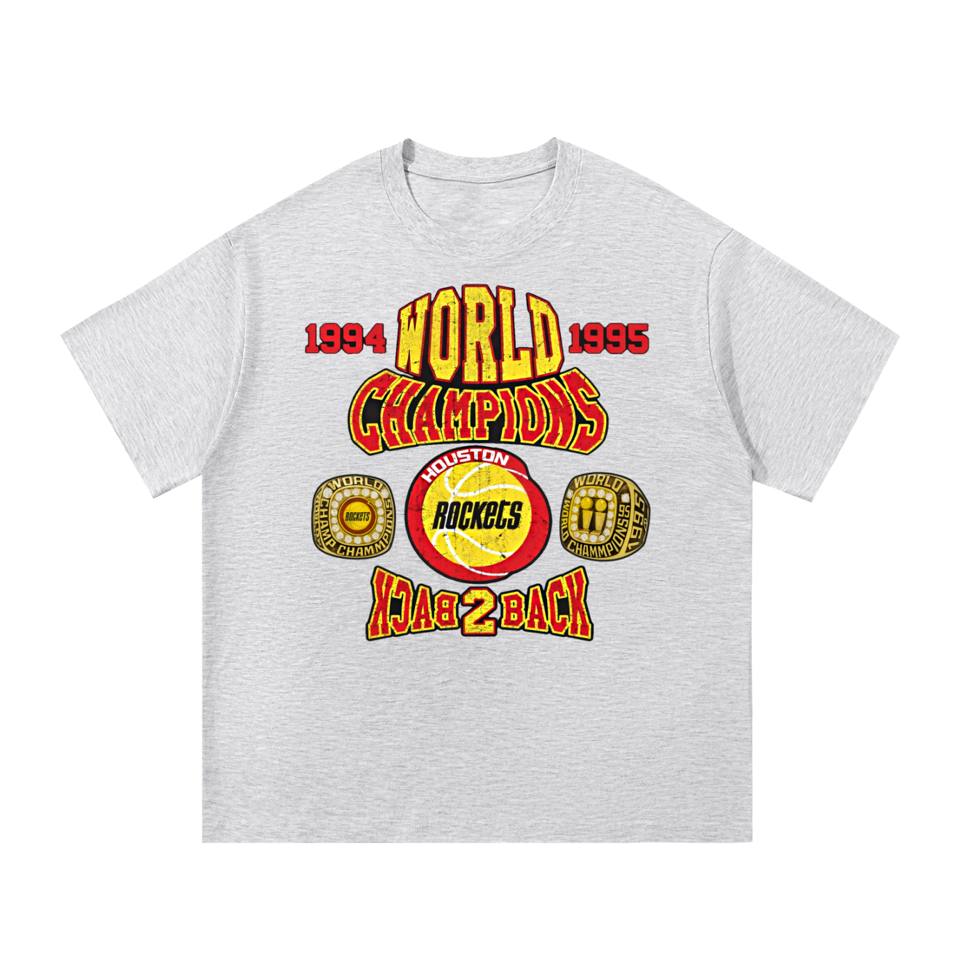 Rockets World Champion Vintage Badge T-Shirt