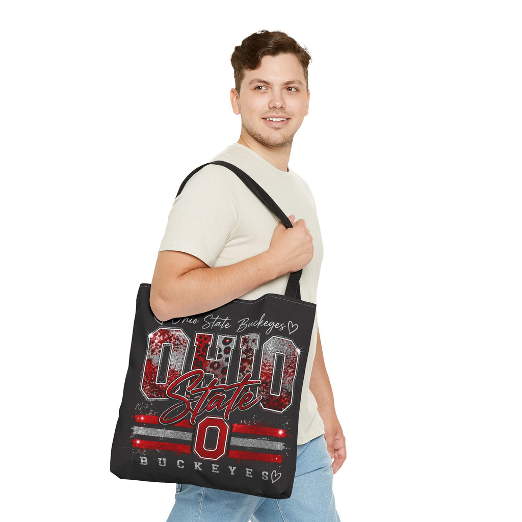 Ohio State Buckeyes Tote Bag – Vintage Script Logo All-Over Print