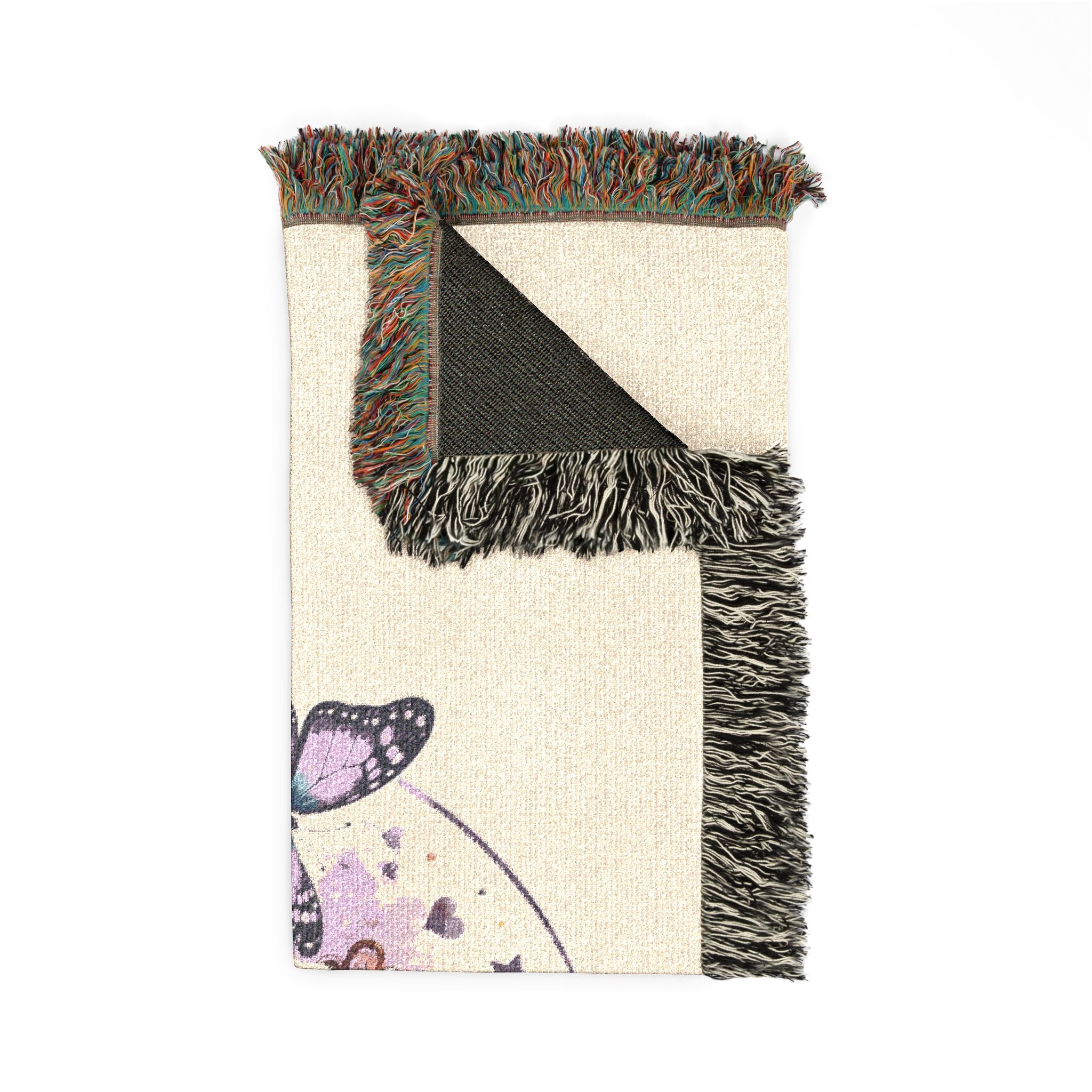 Personalized Kids Puzzle Blanket — "Malia's Awesome World" Woven Throw