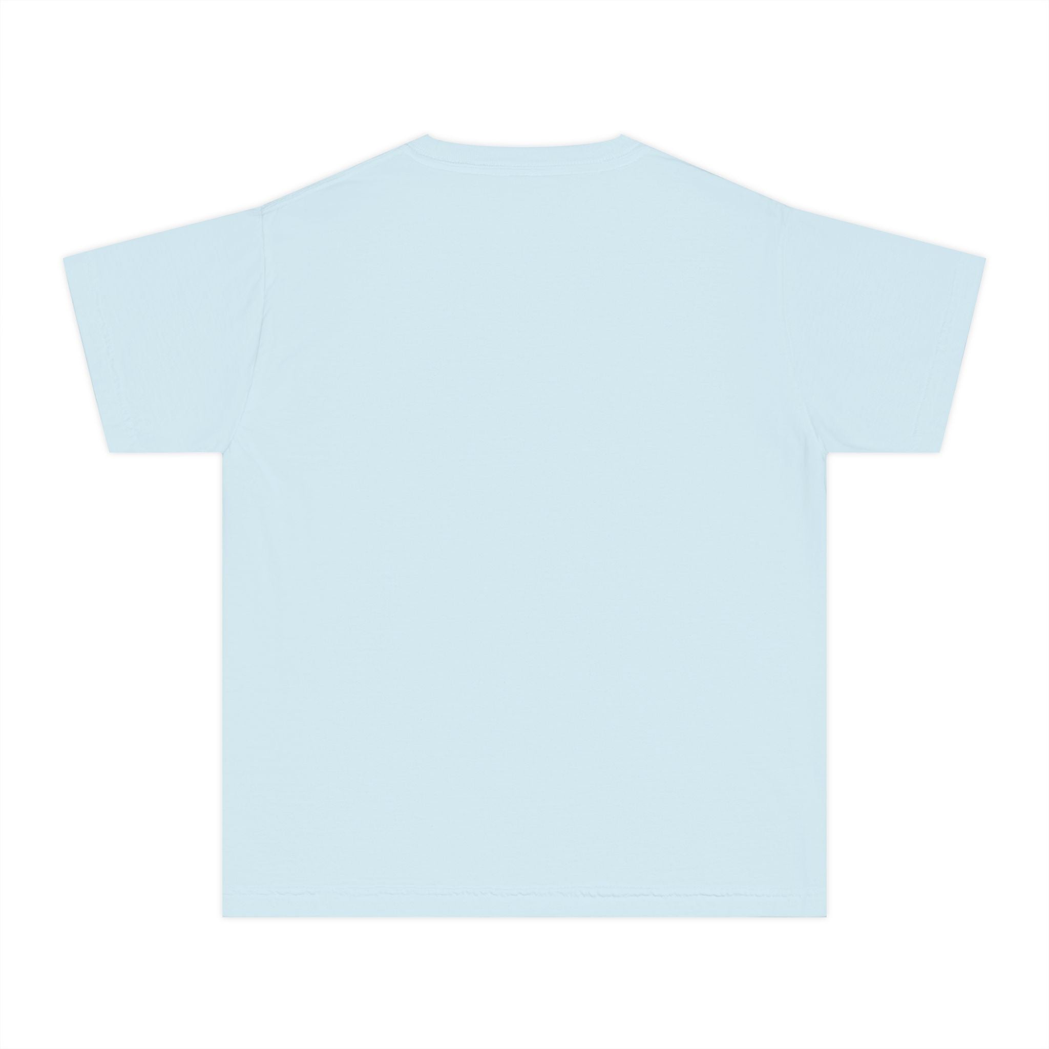 Youth Tee — "Hello Autumn" Sunflower Messy Bun Graphic