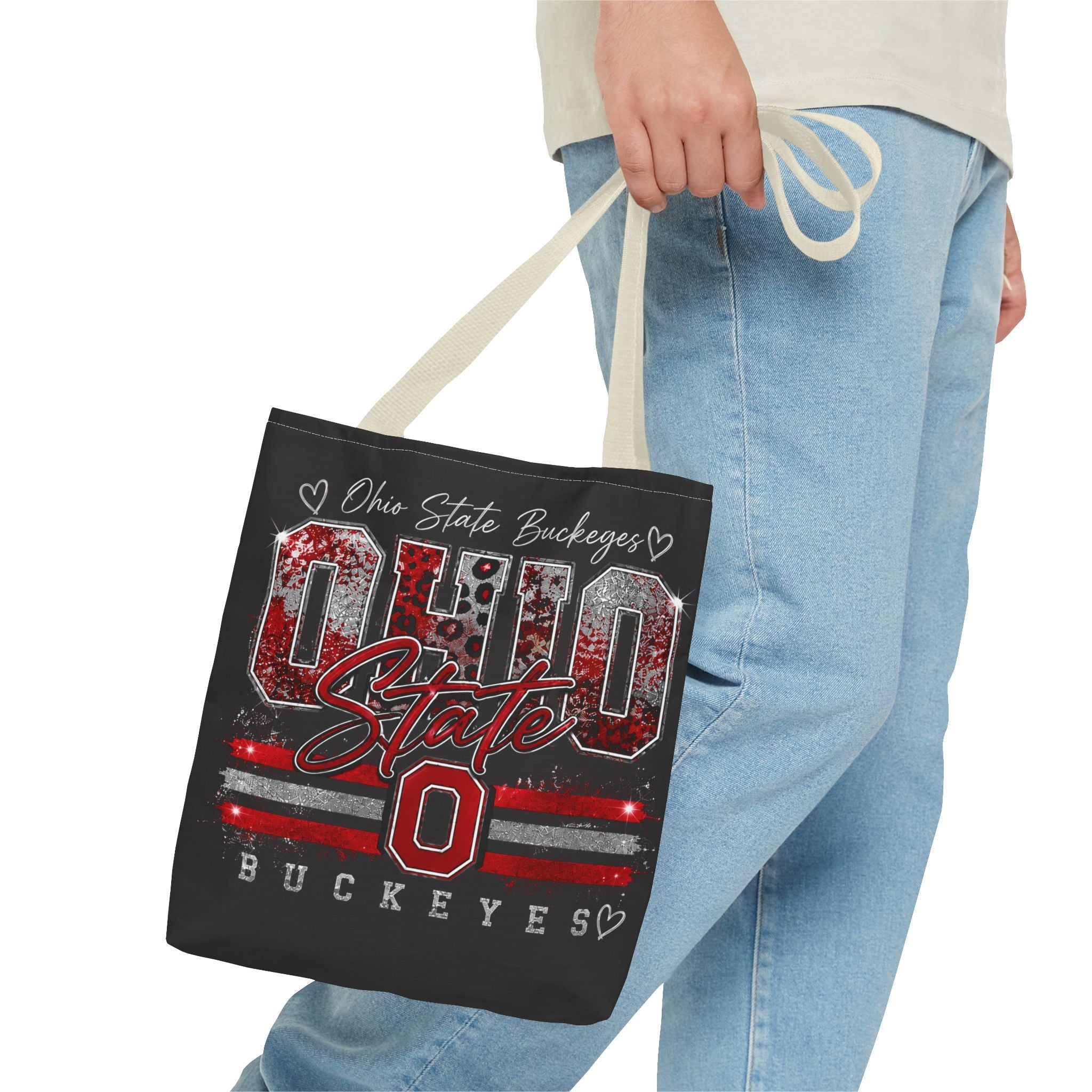 Ohio State Buckeyes Tote Bag – Vintage Script Logo All-Over Print