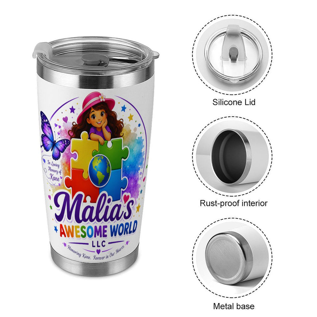 20oz Tumbler with Lid and Straw (Made in USA) Malia's Awesome World LLC (6)