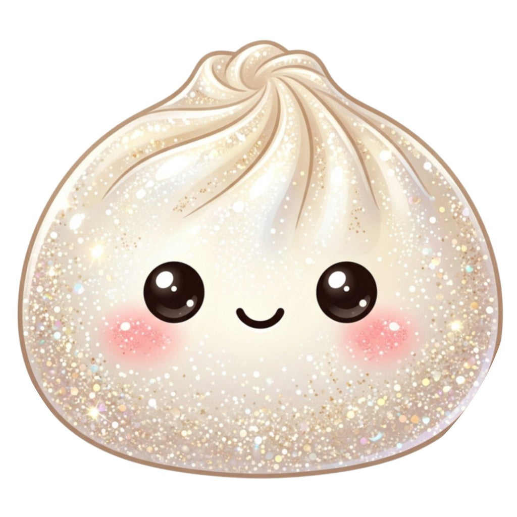 Bao Bun Squishy Gold Glitter (5) 1