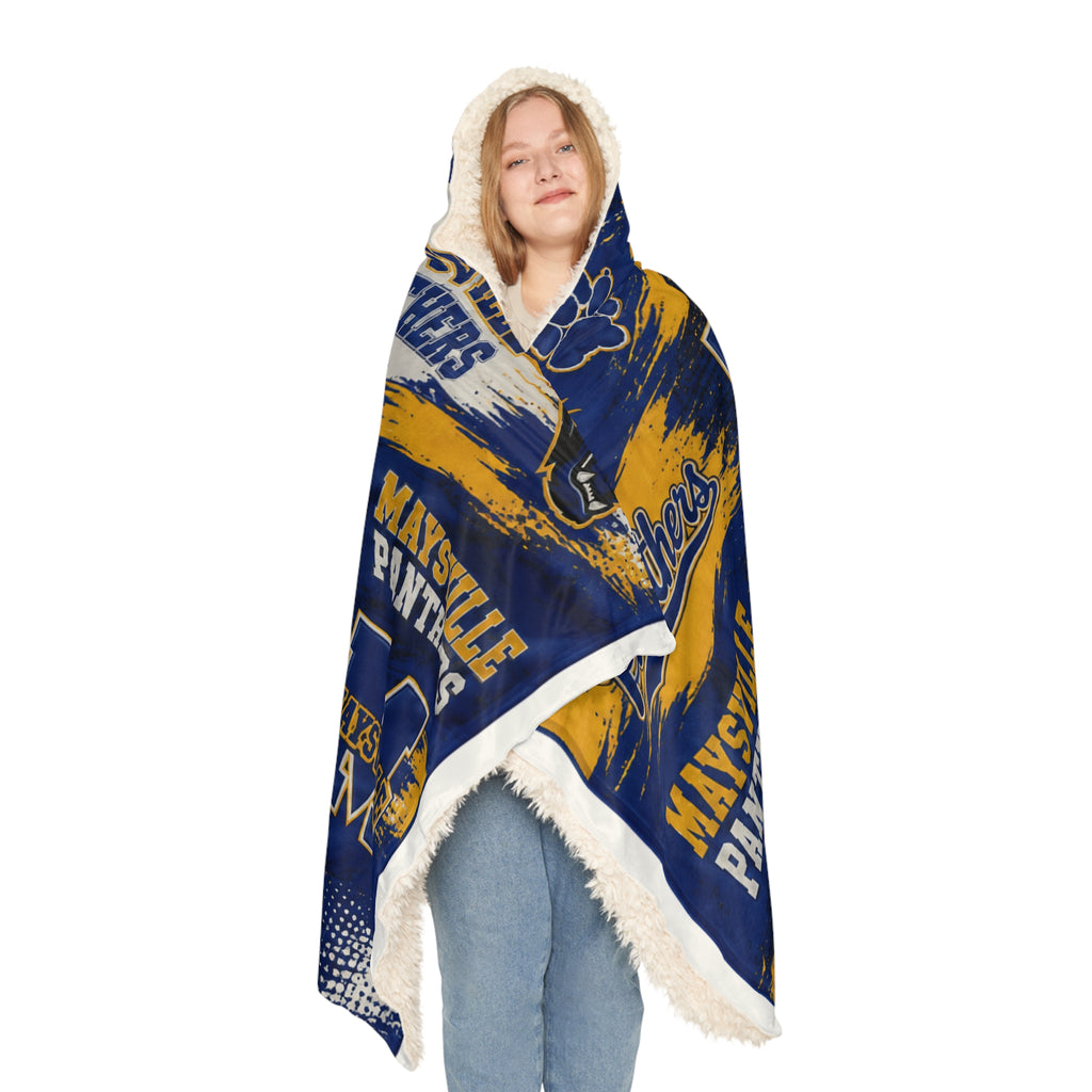 Maysville Panthers Hooded Snuggle Blanket — Cozy School Spirit Throw