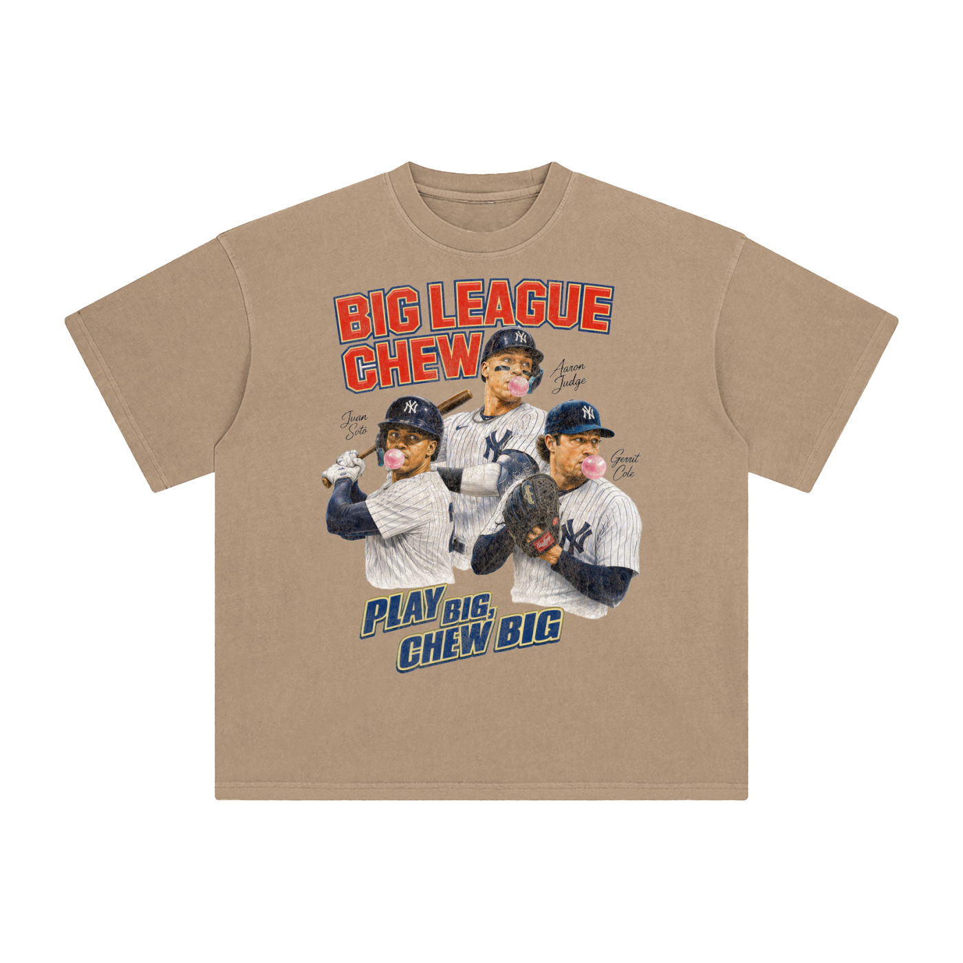 New York Big League Vintage Baseball Graphic T-Shirt
