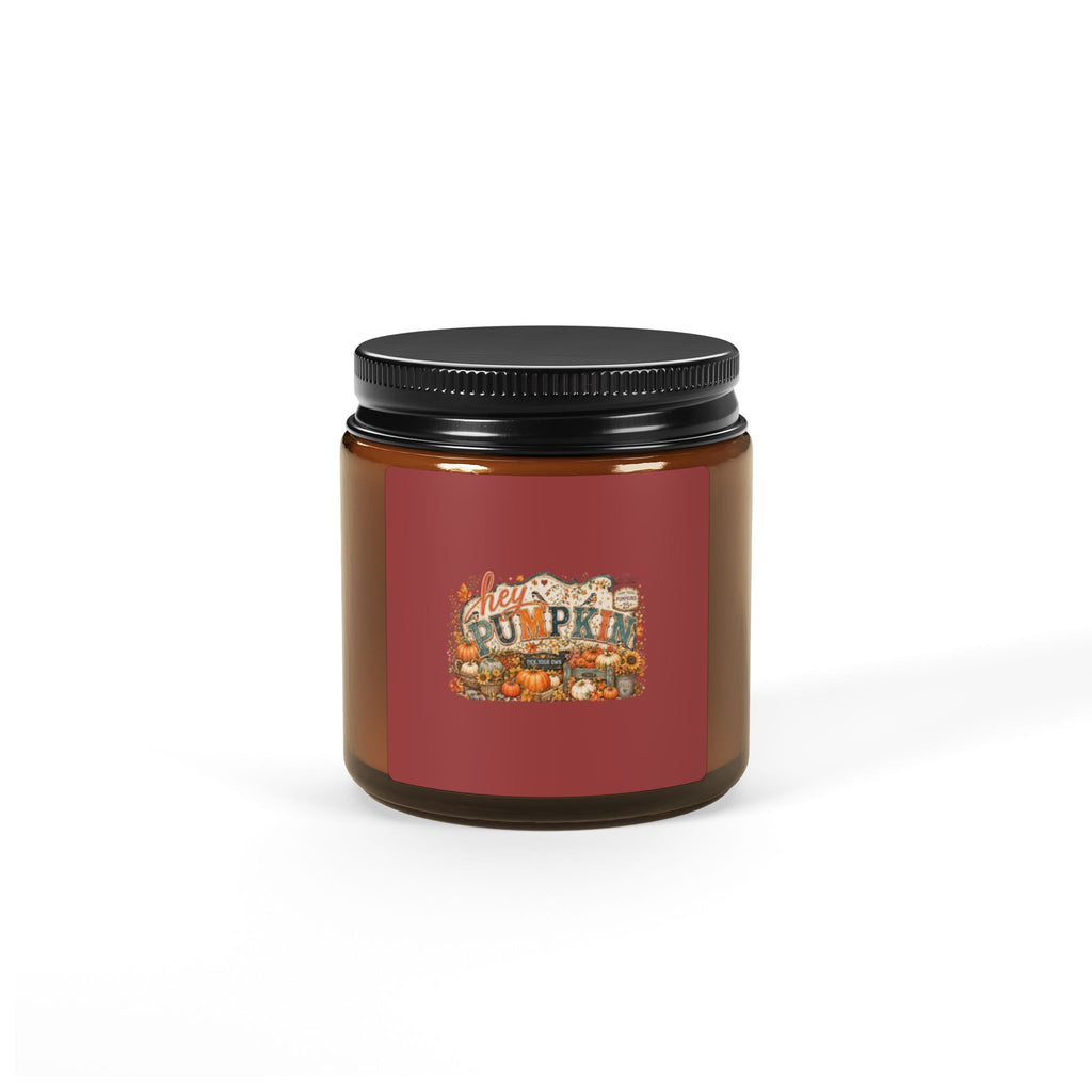 Scented Soy Candle (Multi-Size, Amber Jar)