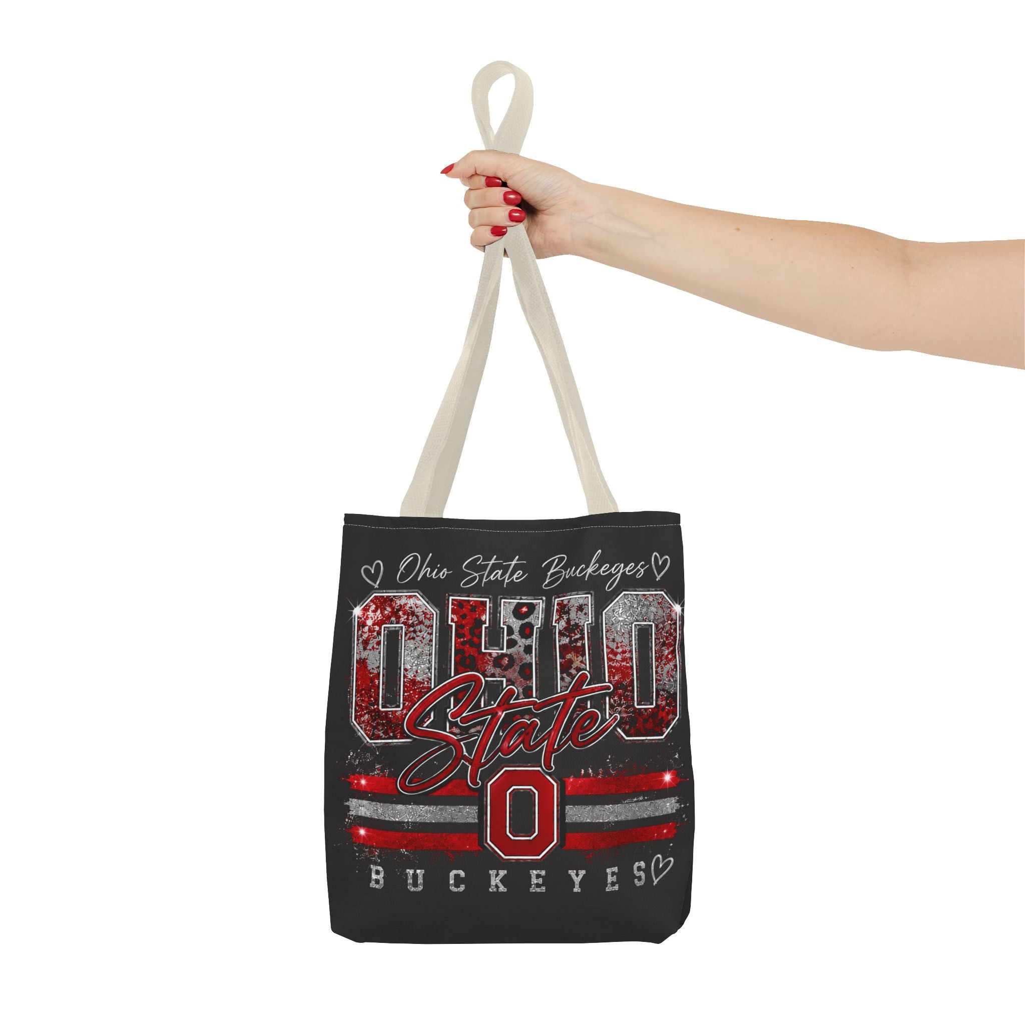 Ohio State Buckeyes Tote Bag – Vintage Script Logo All-Over Print