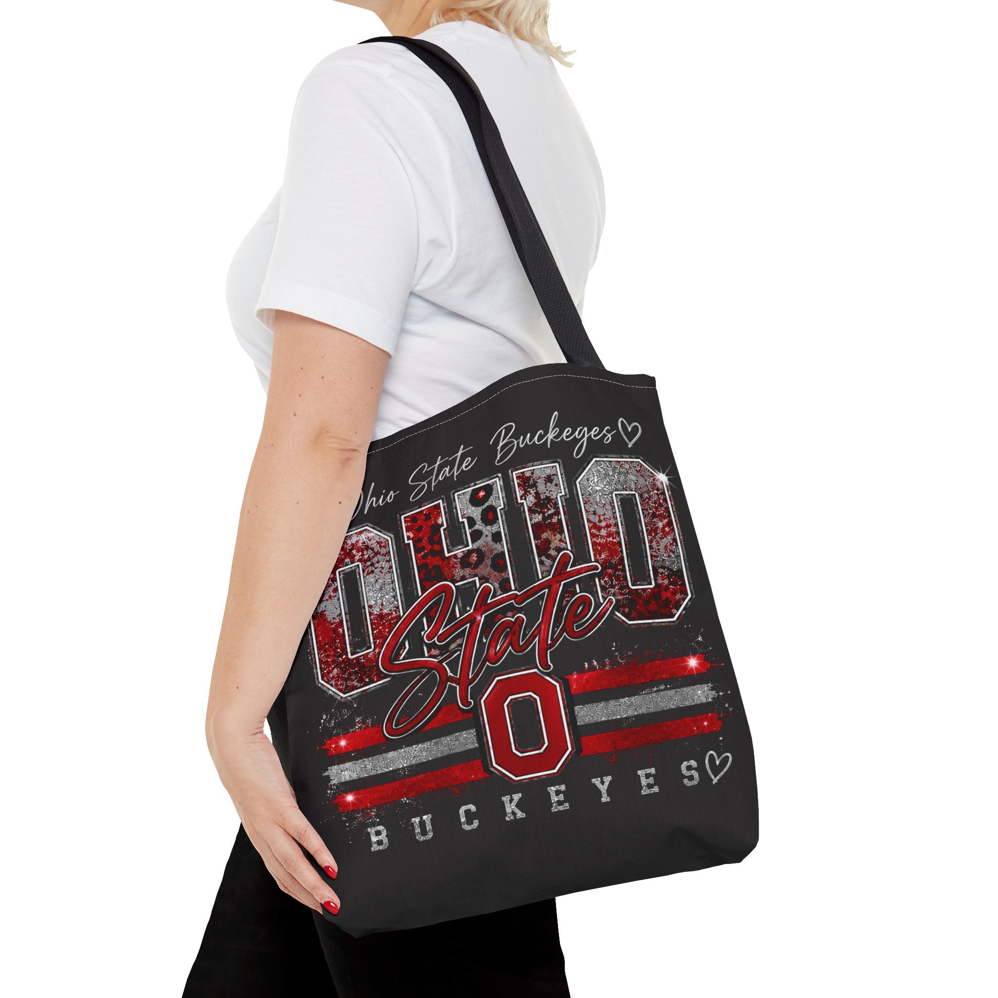 Ohio State Buckeyes Tote Bag – Vintage Script Logo All-Over Print