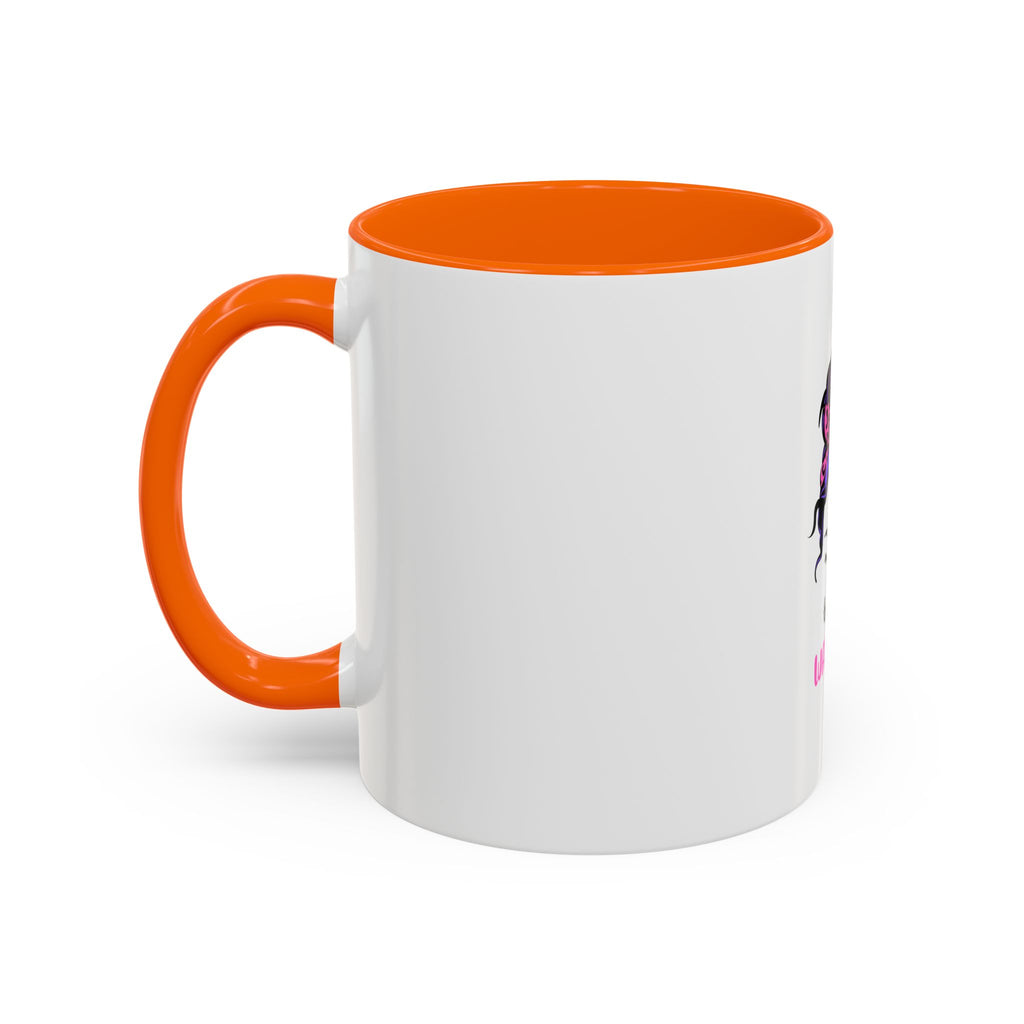 Epilepsy Warrior Coffee Mug — Awareness Ribbon Hair Bun Design (11/15 oz)