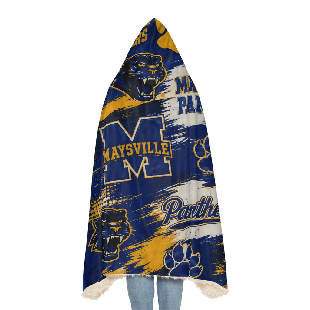 Maysville Panthers Hooded Snuggle Blanket — Cozy School Spirit Throw