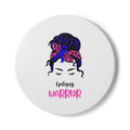 Ceramic Coaster — Epilepsy Warrior Awareness Drink Coaster