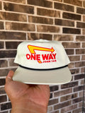 White One Way John 14:6 Embroidered Rope Hat | Christian Snapback