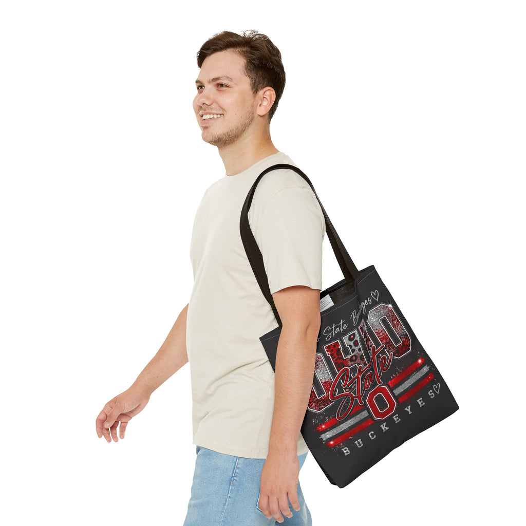 Ohio State Buckeyes Tote Bag – Vintage Script Logo All-Over Print
