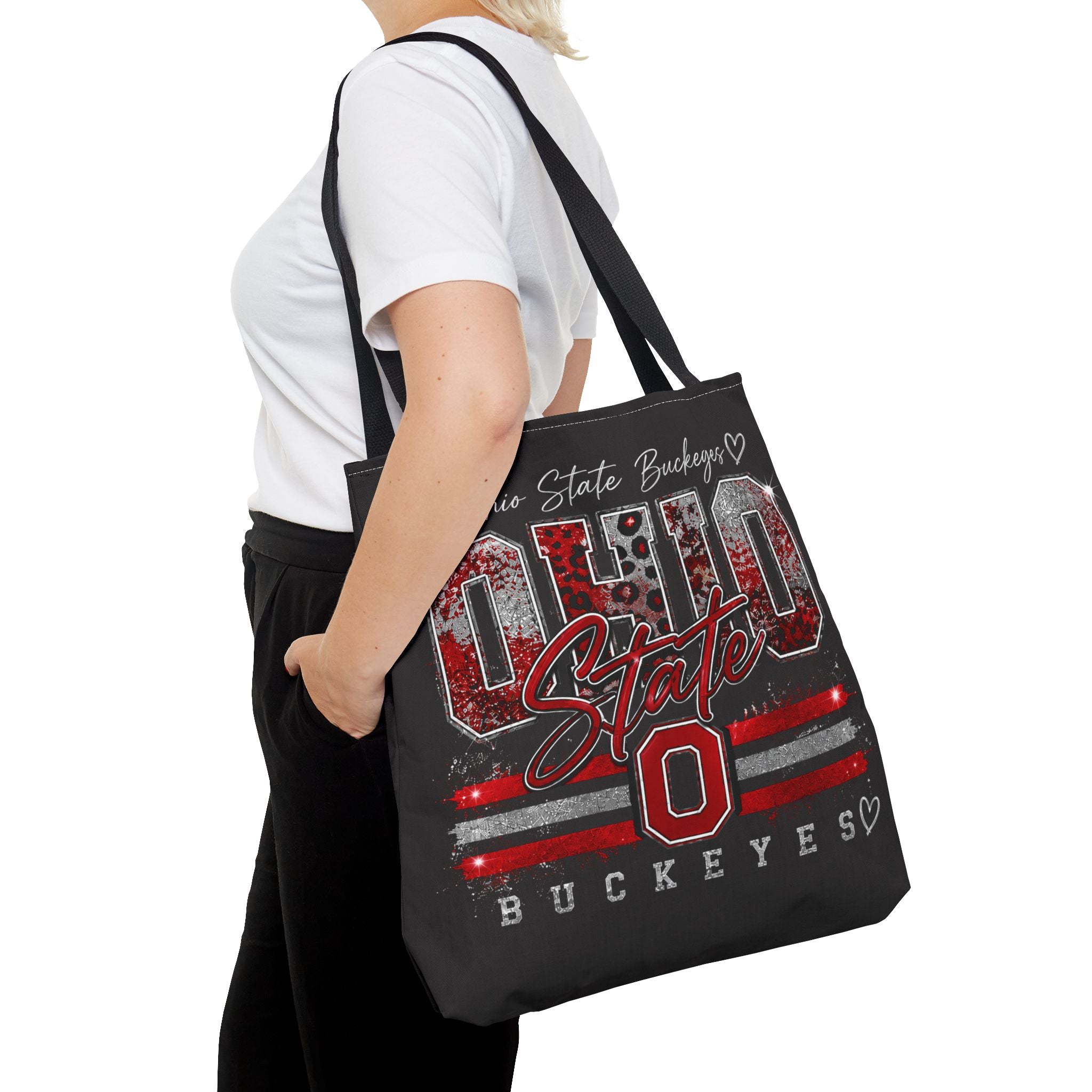 Ohio State Buckeyes Tote Bag – Vintage Script Logo All-Over Print