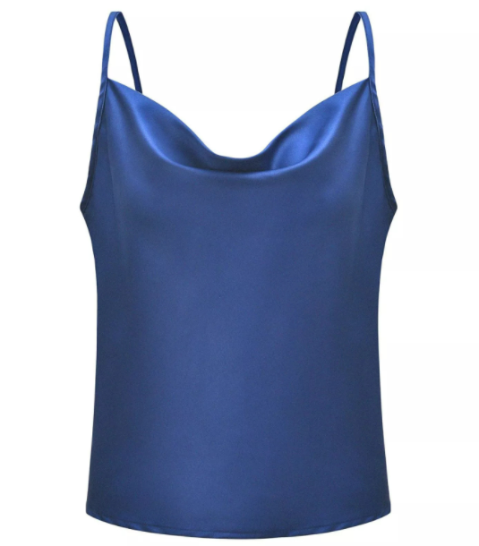 Solid Color Camisole Bottoming Chiffon Shirt Top Women Clothing
