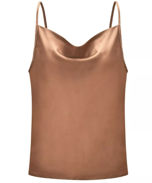 Solid Color Camisole Bottoming Chiffon Shirt Top Women Clothing