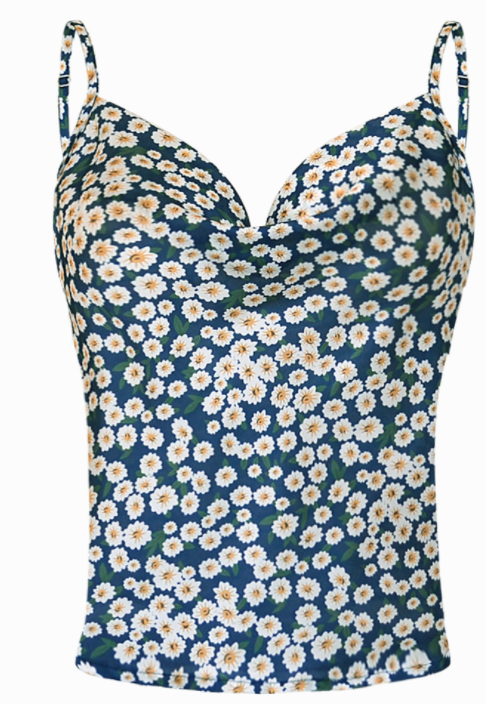 Solid Color Camisole Bottoming Chiffon Shirt Top Women Clothing