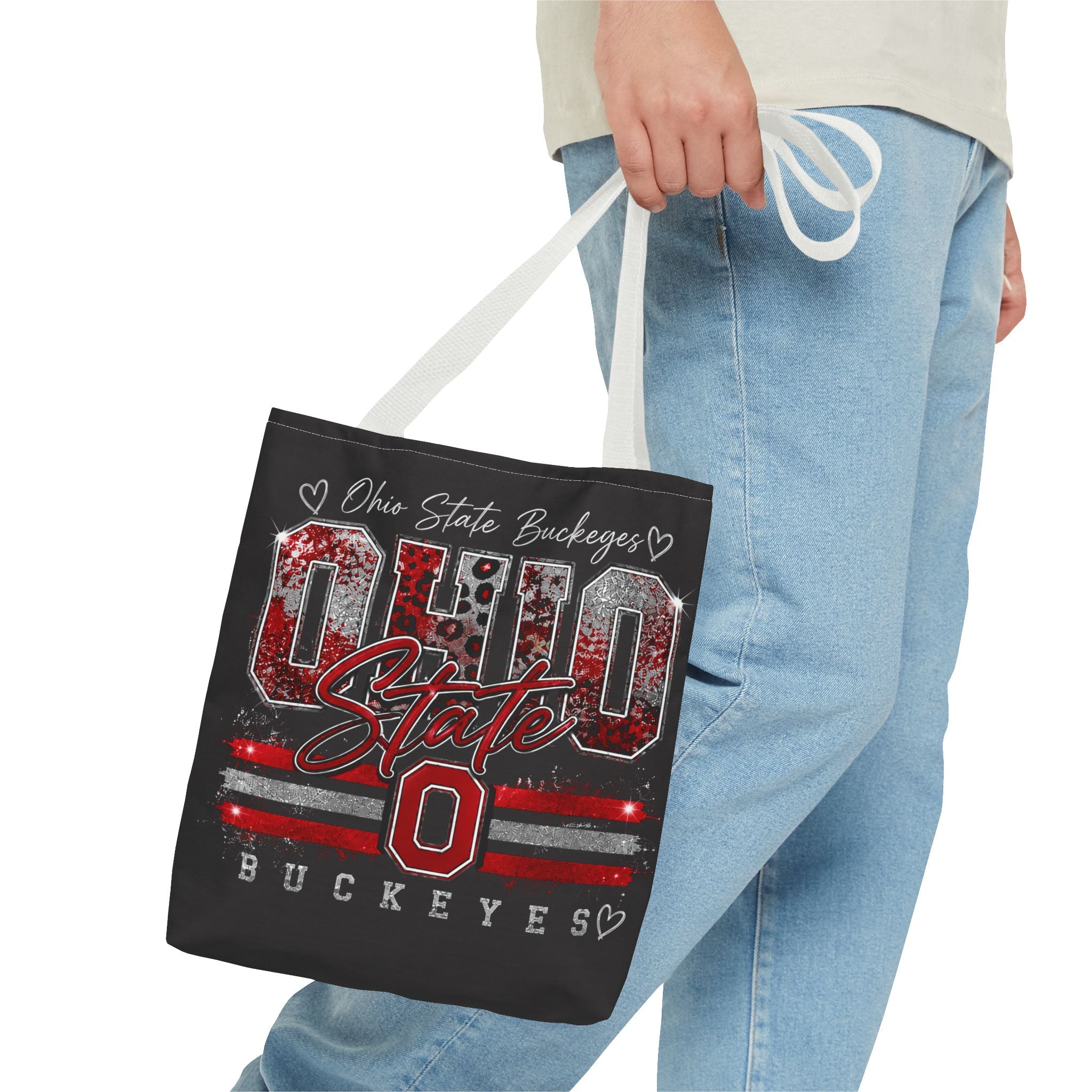 Ohio State Buckeyes Tote Bag – Vintage Script Logo All-Over Print