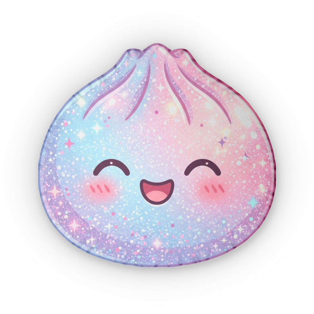 Kawaii Galaxy Dumpling Pillow — Cute Pastel Starry Plush Cushion