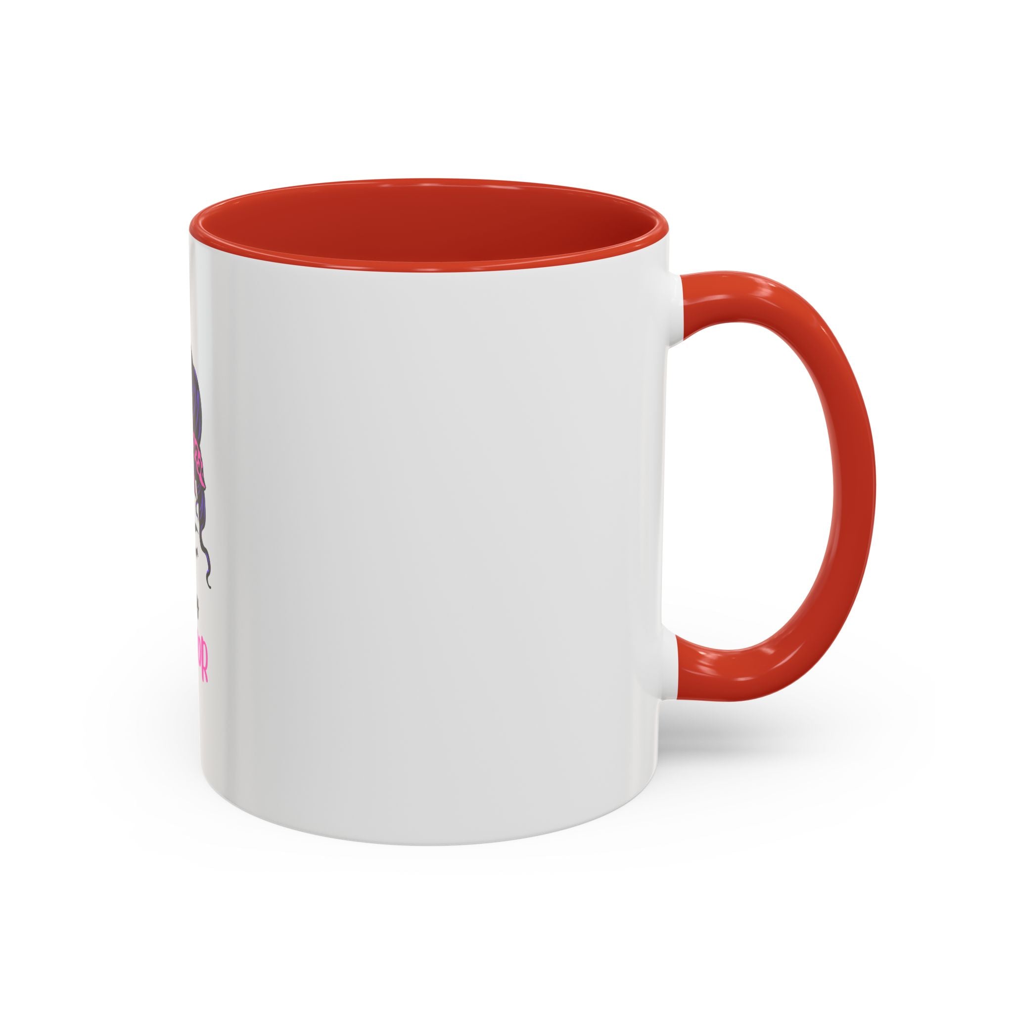 Epilepsy Warrior Coffee Mug — Awareness Ribbon Hair Bun Design (11/15 oz)