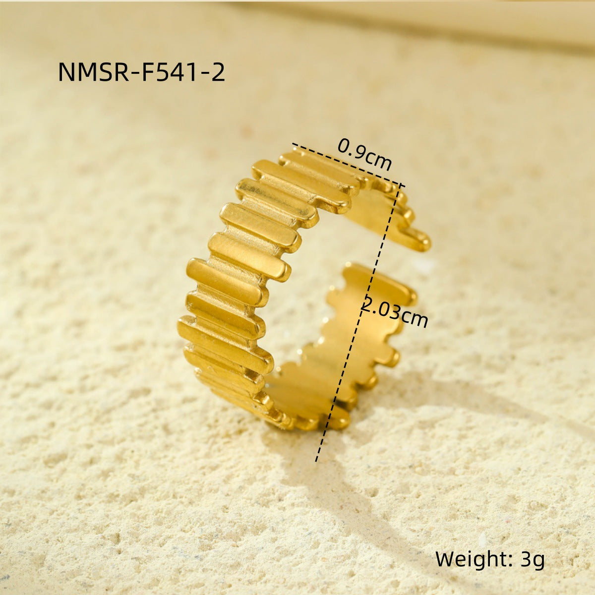Stainless Steel Open Ring Multi Layer Geometric Abstract Hollow Out Cutout All Match Earrings Accessories