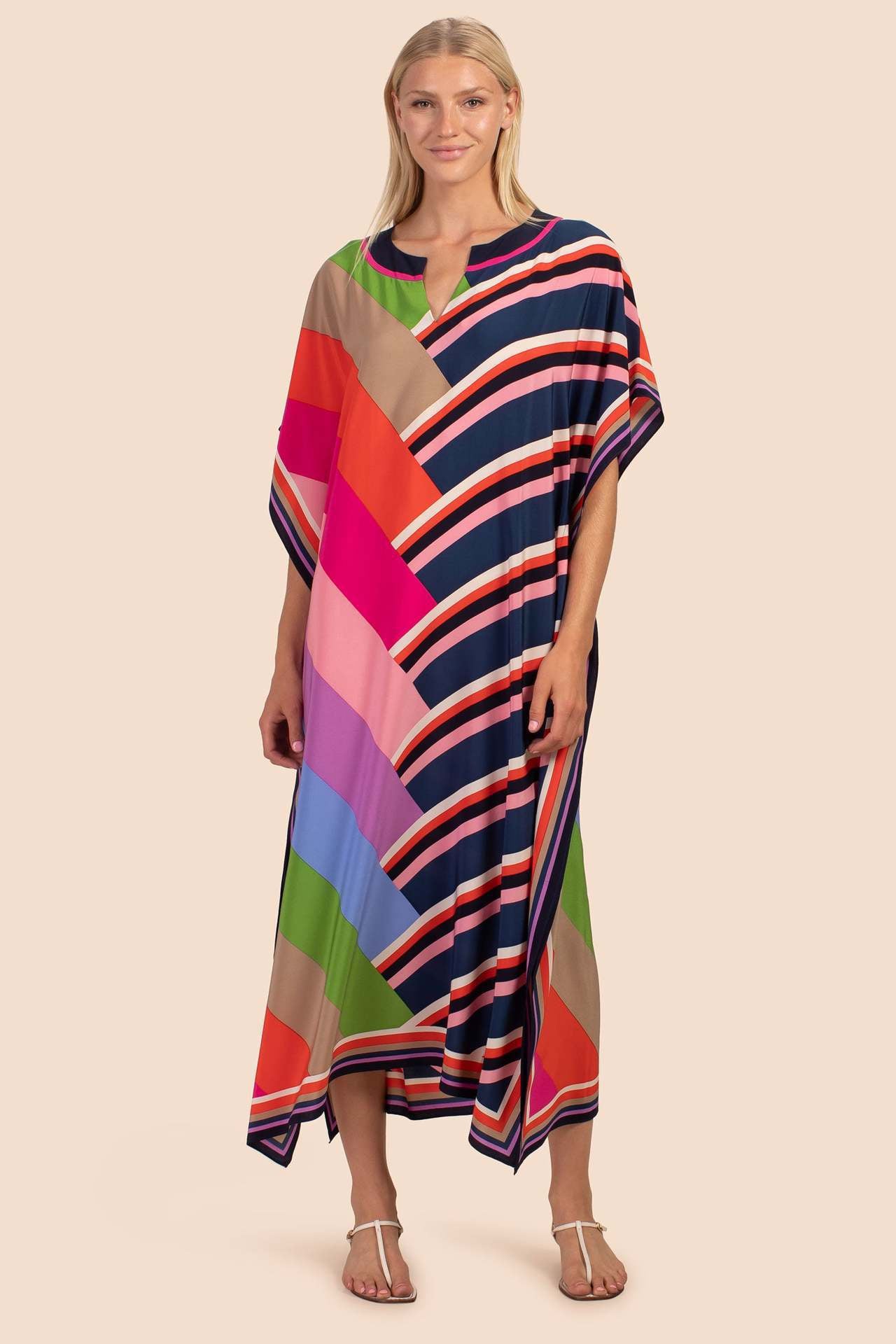 Fabrics Printed Robe Vacation Casual Beach Bikini Cover