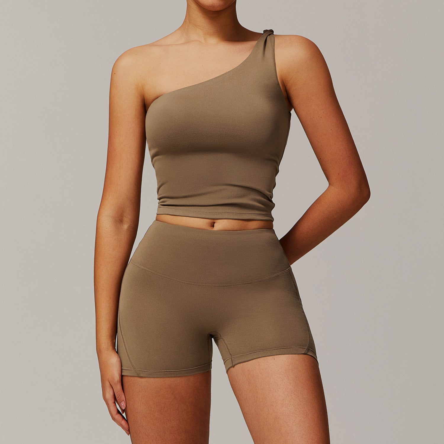 Sollinarry Brushed Yoga Women Casual Comfortable Yoga Clothes Running Exercise Workout Outfit
