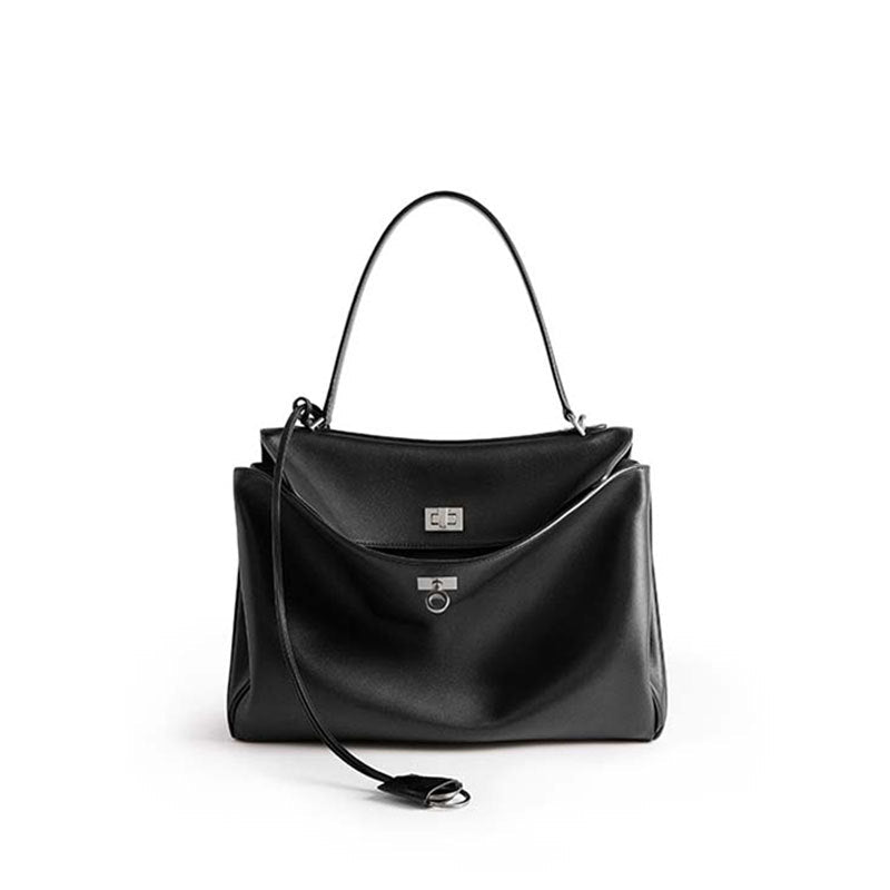 Genuine Leather Women Bag Rodeo Bag Large Capacity Office Tote Portable Shoulder Bag for Women