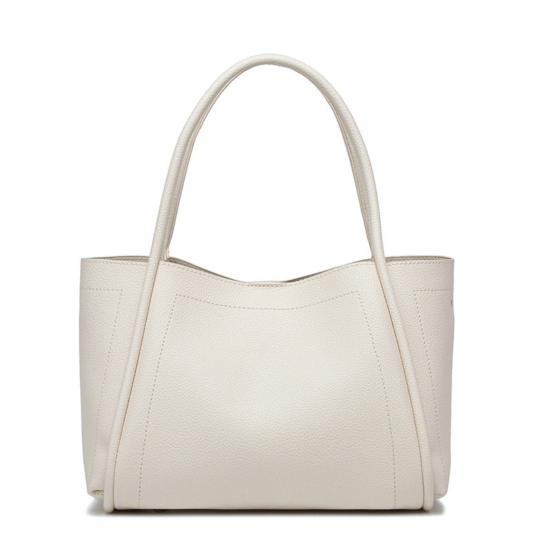 Handbags Women Niche Soft Leather Vegetable Basket Bag Large Capacity High Grade Handbag